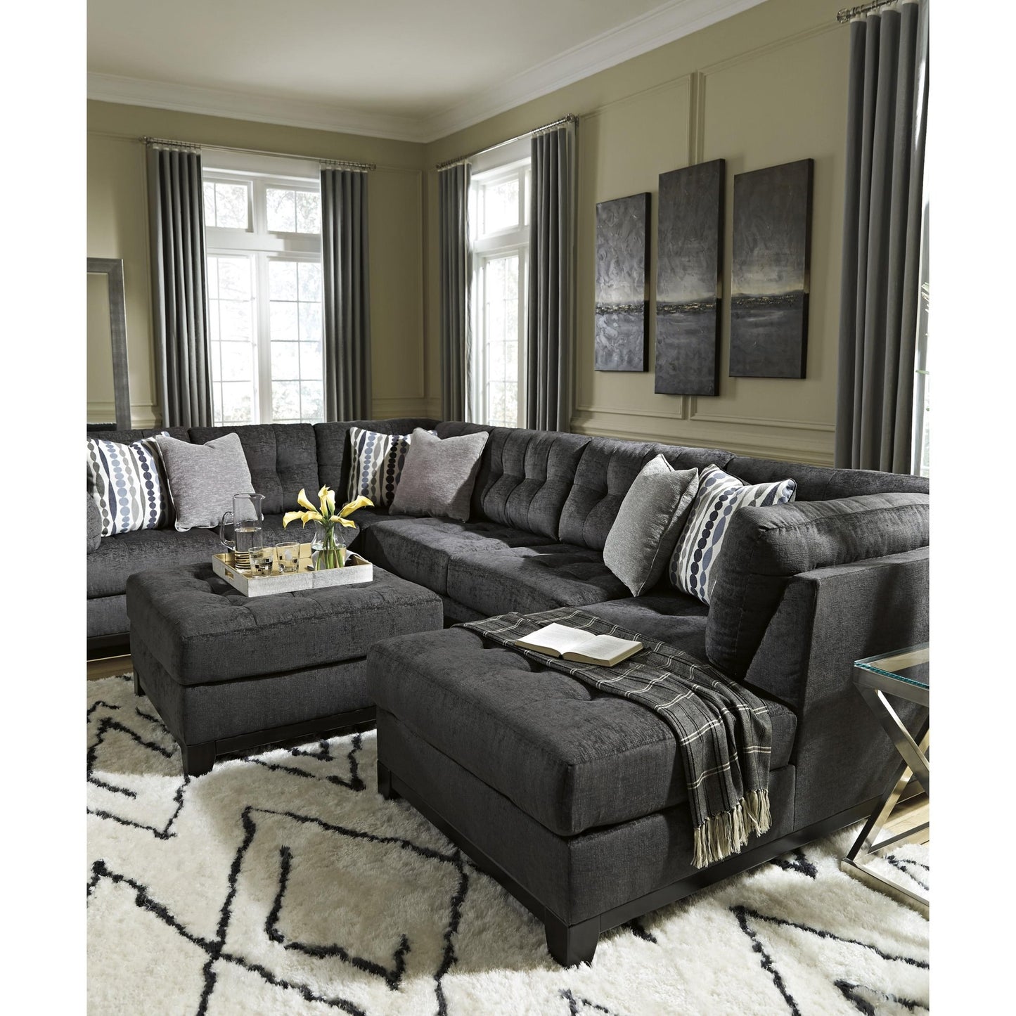 Ashley Reidshire 6762208 Oversized Accent Ottoman - American Furniture of Slidell