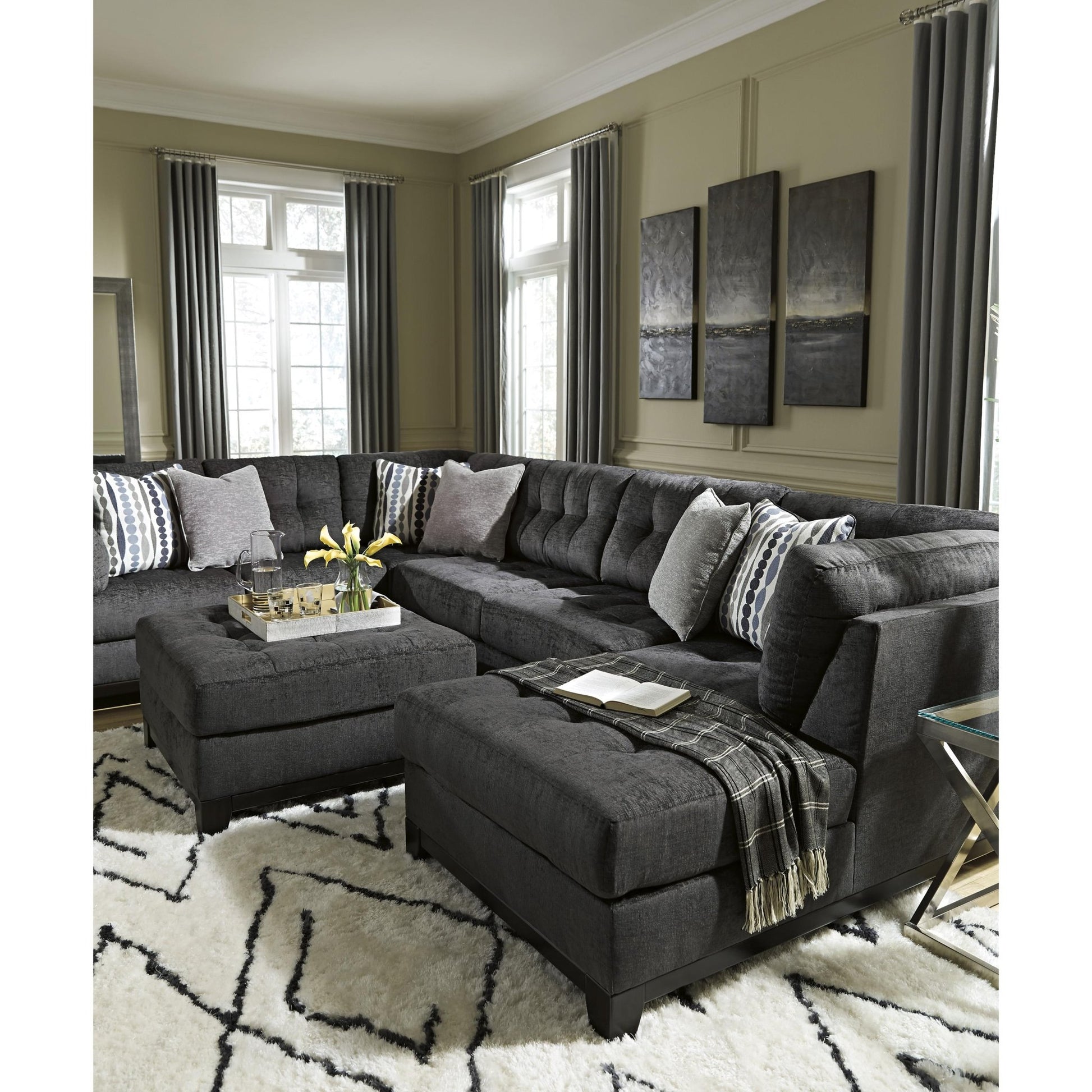 Ashley Reidshire 6762208 Oversized Accent Ottoman - American Furniture of Slidell