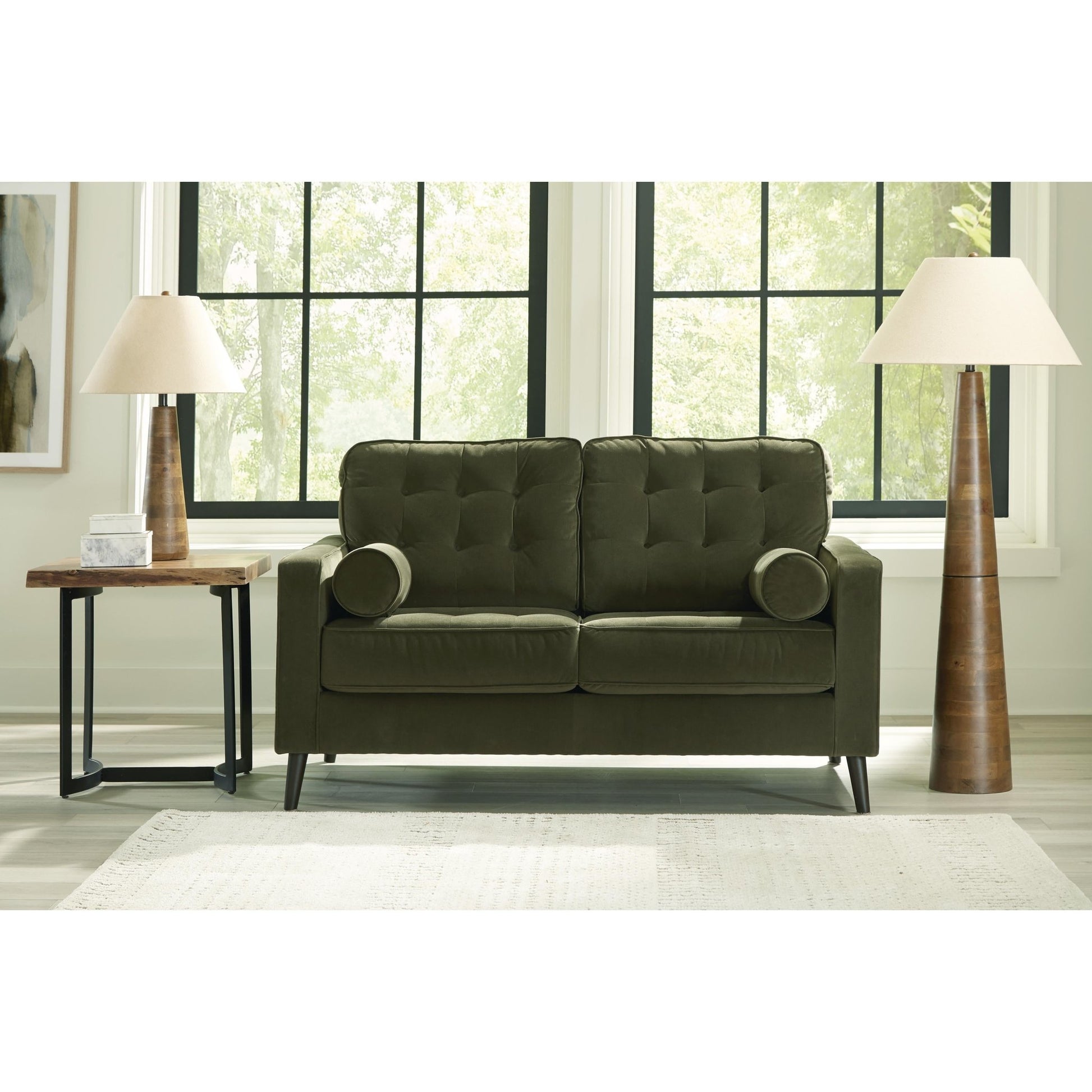Ashley Reveon Lakes Stationary Fabric Loveseat 2640435 - American Furniture of Slidell