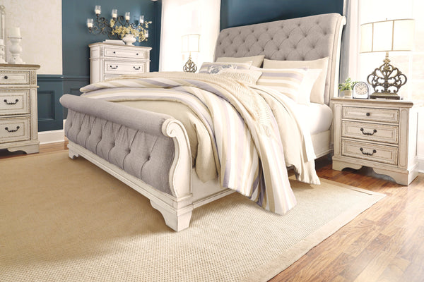 Signature Design by Ashley Realyn B743 5 pc King Sleigh Bedroom Set