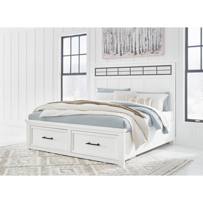 Benchcraft Ashbryn B844 8 pc Queen Panel Storage Bedroom Set - American Furniture of Slidell