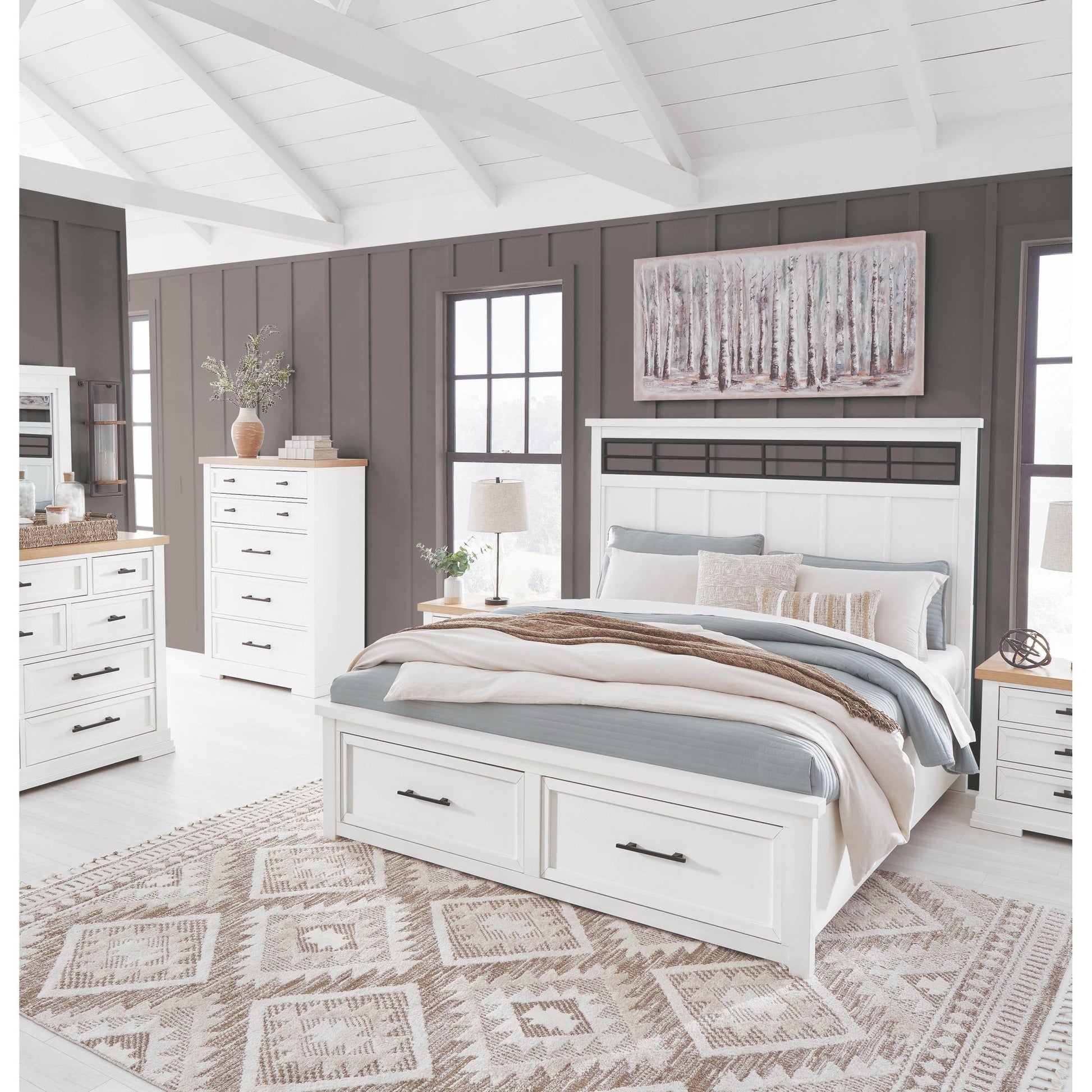 Benchcraft Ashbryn B844B1 Dresser and Mirror - American Furniture of Slidell