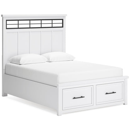 Benchcraft Ashbryn B844B2 Queen Panel Storage Bed - American Furniture of Slidell