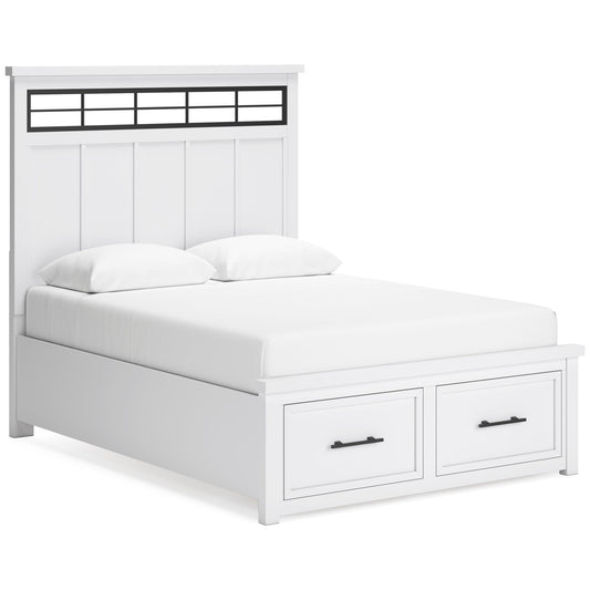 Benchcraft Ashbryn B844B2 Queen Panel Storage Bed - American Furniture of Slidell