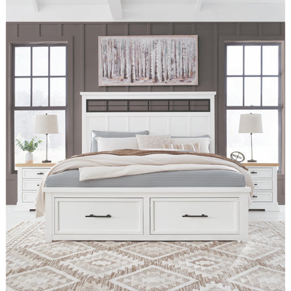 Benchcraft Ashbryn B844B2 Queen Panel Storage Bed - American Furniture of Slidell