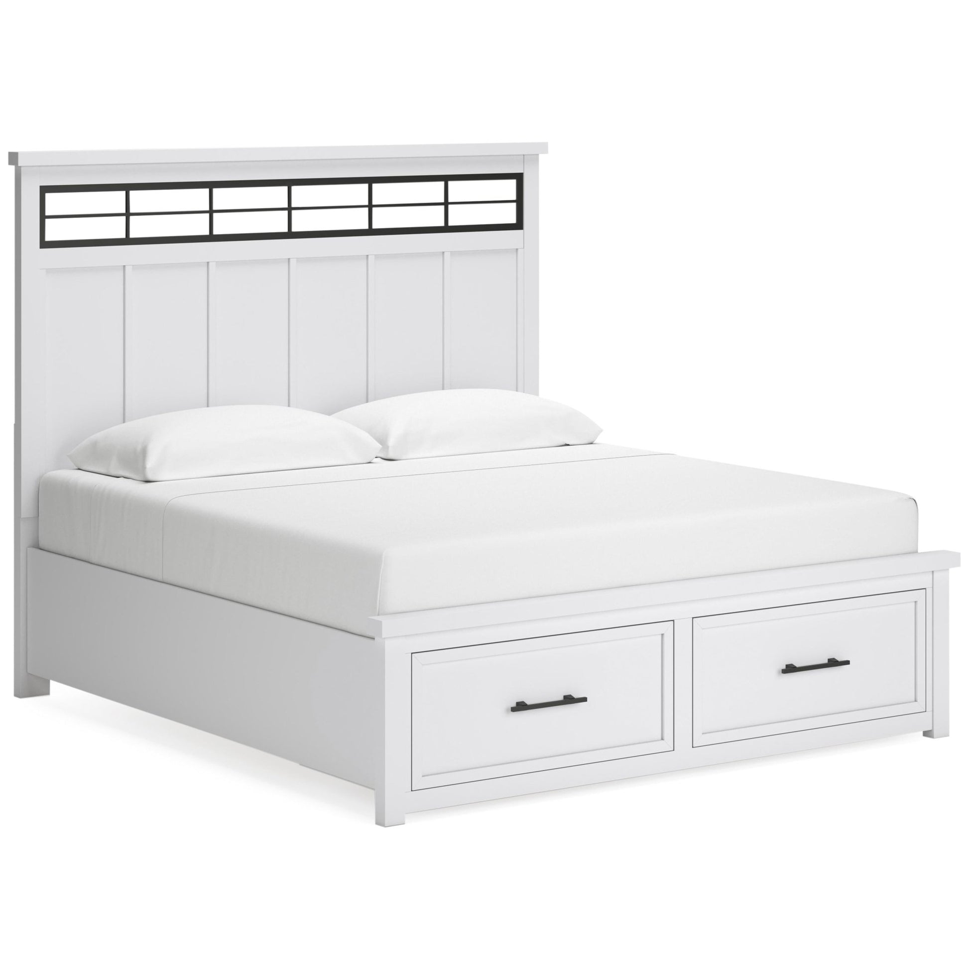 Benchcraft Ashbryn B844B4 King Panel Storage Bed - American Furniture of Slidell