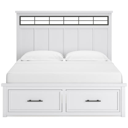 Benchcraft Ashbryn B844B4 King Panel Storage Bed - American Furniture of Slidell