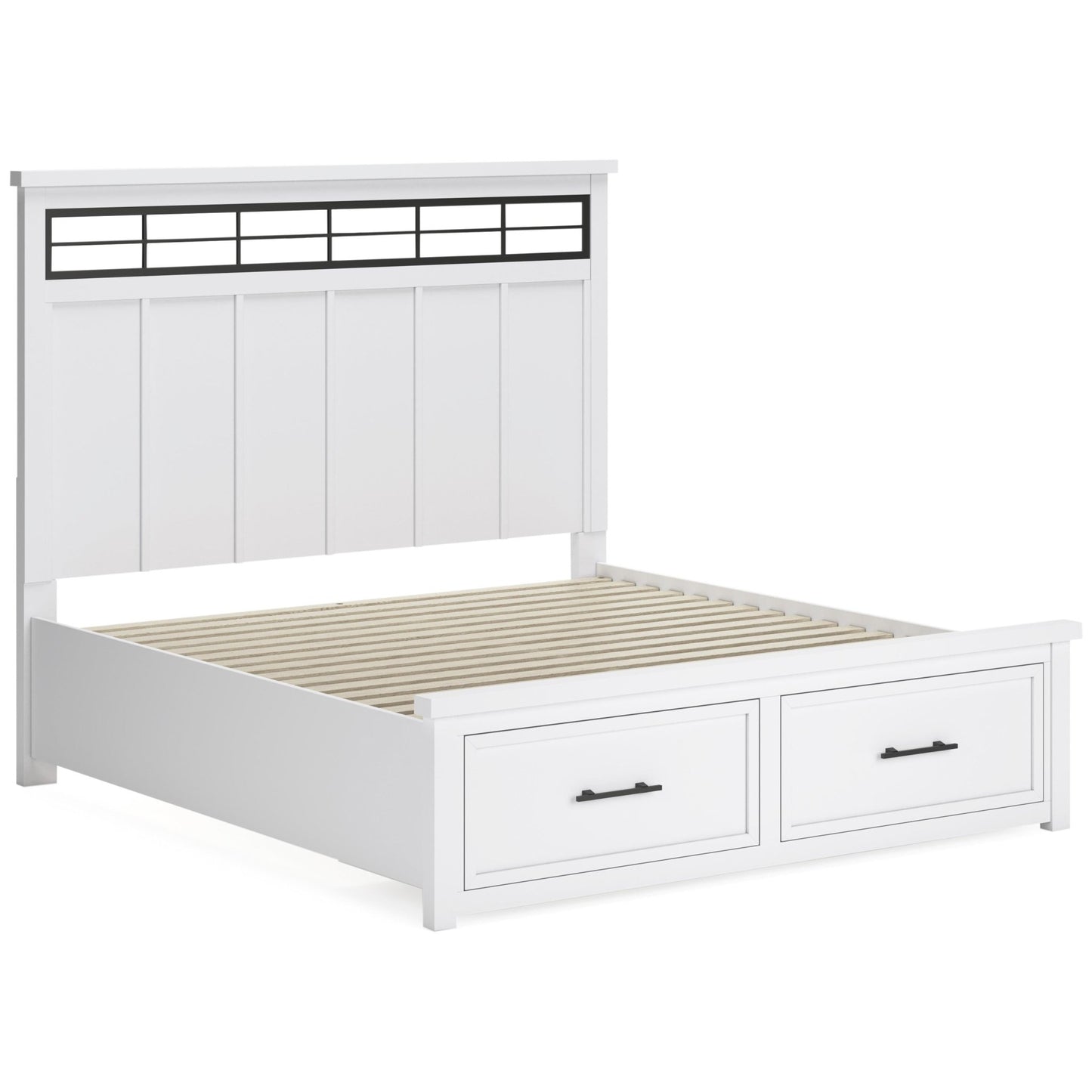 Benchcraft Ashbryn B844B5 California King Panel Storage Bed - American Furniture of Slidell