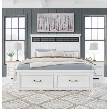 Benchcraft Ashbryn B844B5 California King Panel Storage Bed - American Furniture of Slidell