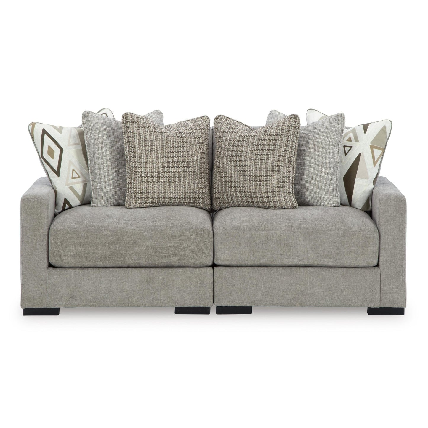 Benchcraft Aslan Court 20305S1 2 pc Loveseat Sectional - American Furniture of Slidell