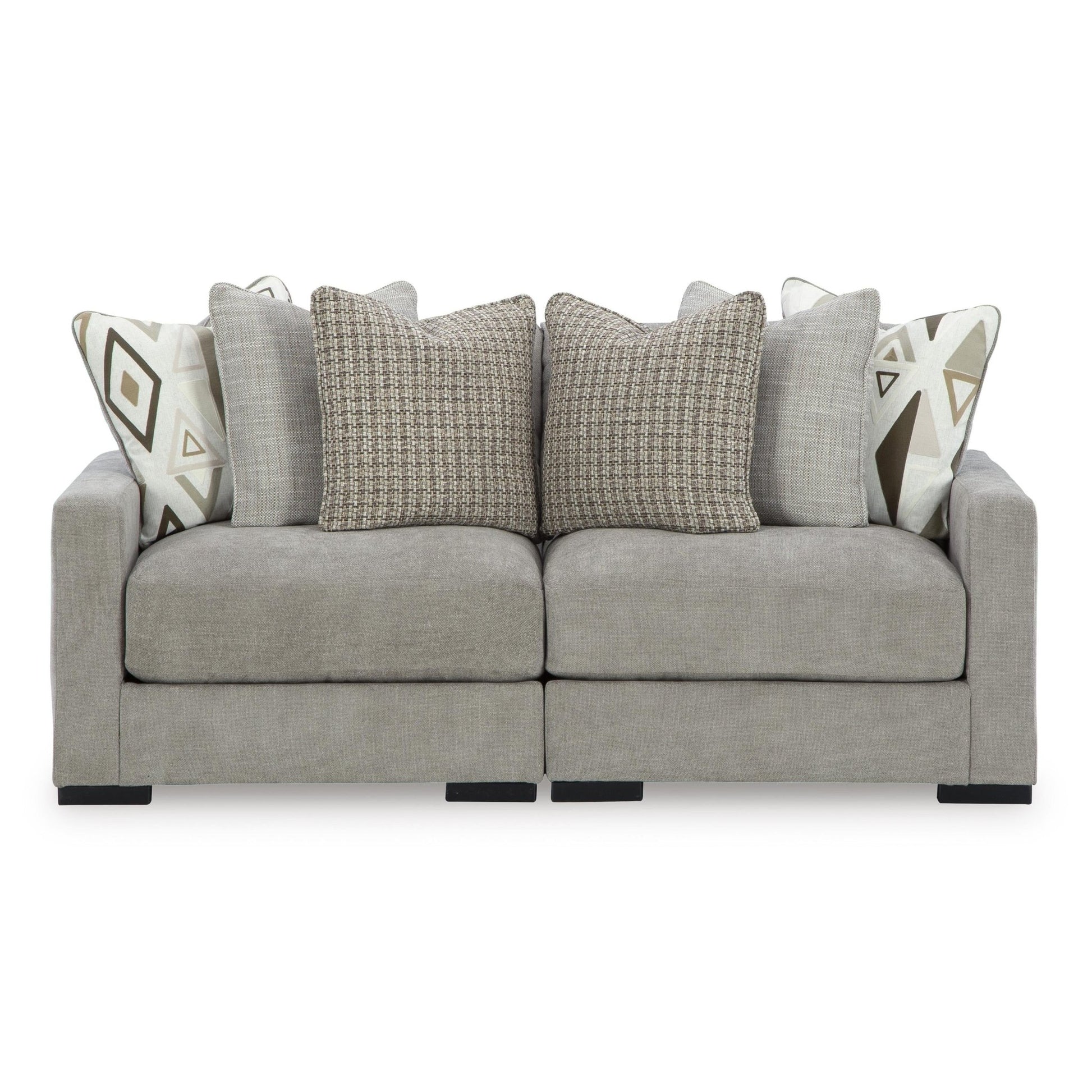 Benchcraft Aslan Court 20305S1 2 pc Loveseat Sectional - American Furniture of Slidell