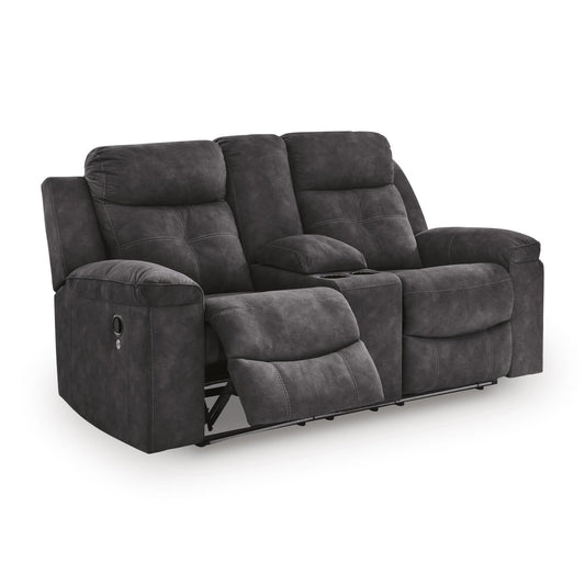 Benchcraft Brysonview 6360594 Double Reclining Loveseat with Console - American Furniture of Slidell