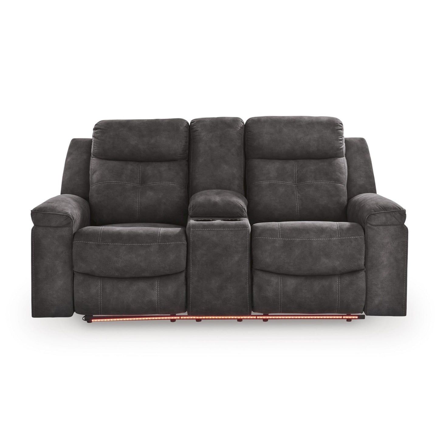 Benchcraft Brysonview 6360594 Double Reclining Loveseat with Console - American Furniture of Slidell