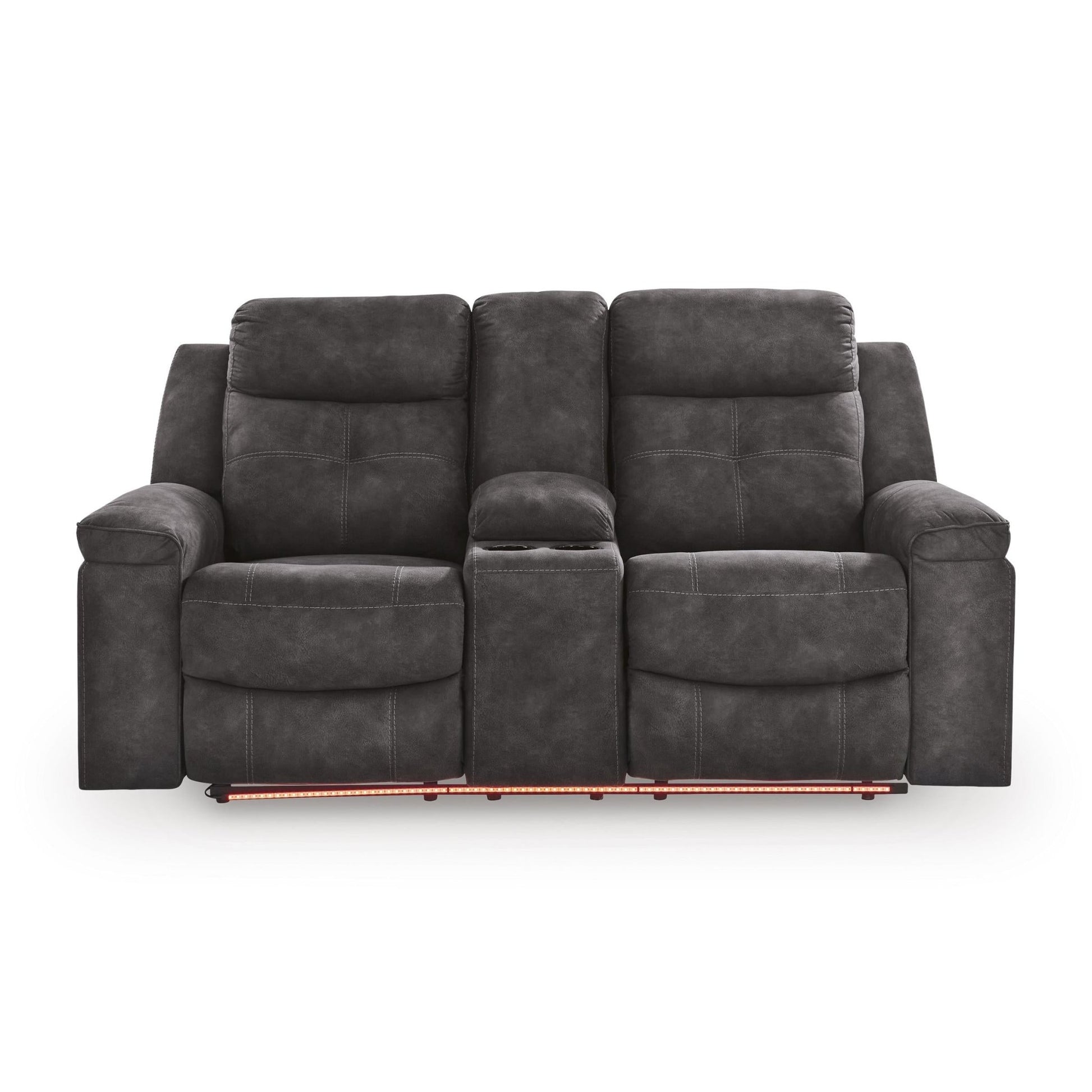 Benchcraft Brysonview 6360594 Double Reclining Loveseat with Console - American Furniture of Slidell