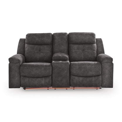 Benchcraft Brysonview 6360594 Double Reclining Loveseat with Console - American Furniture of Slidell