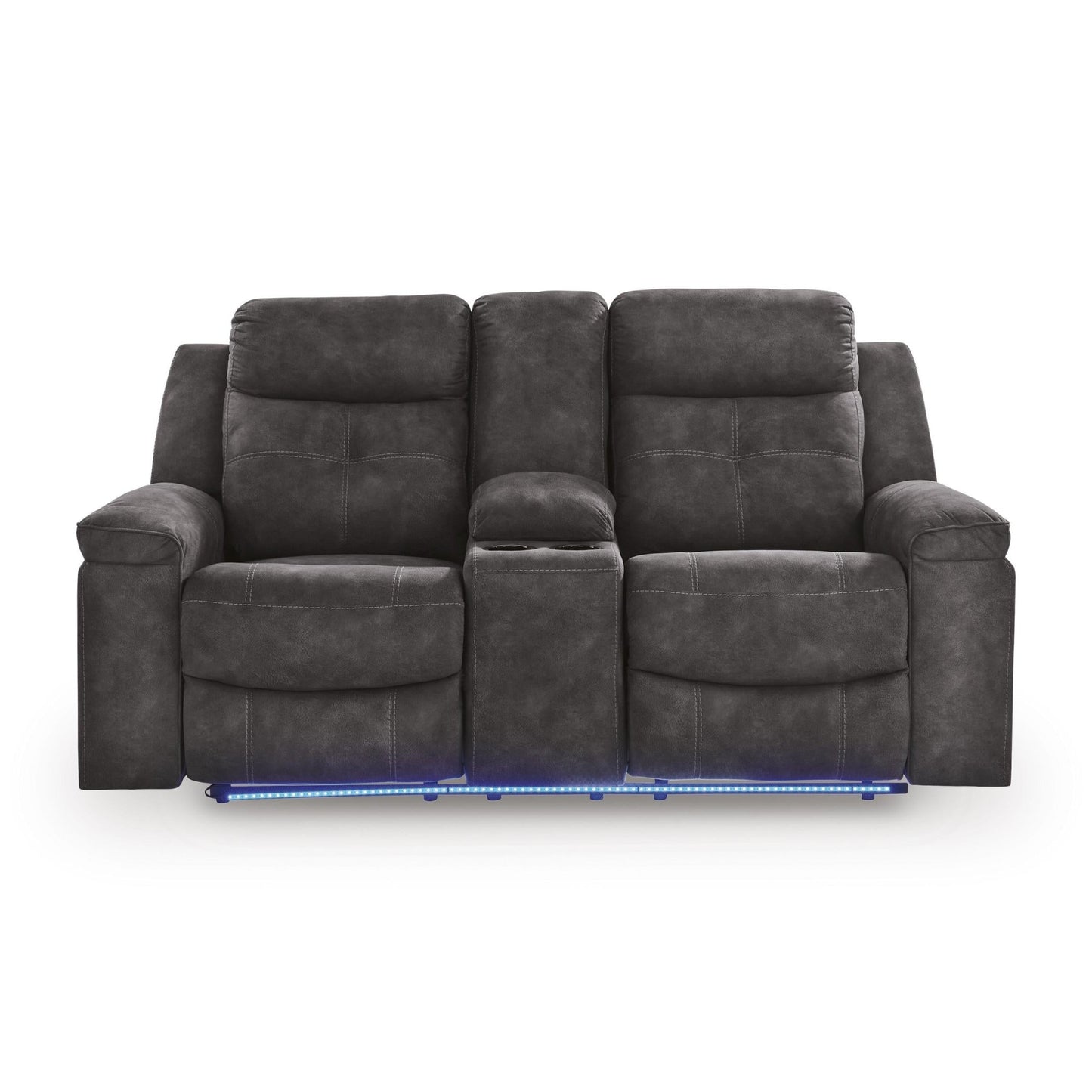 Benchcraft Brysonview 6360594 Double Reclining Loveseat with Console - American Furniture of Slidell