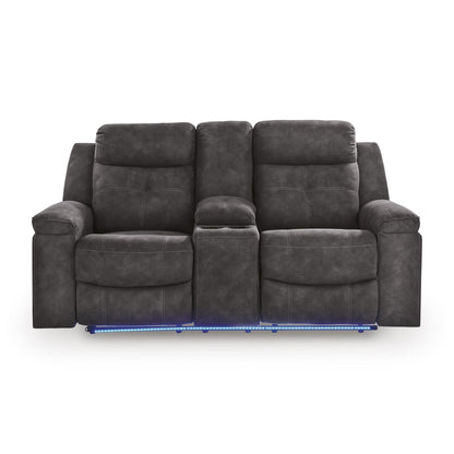 Benchcraft Brysonview 6360594 Double Reclining Loveseat with Console - American Furniture of Slidell