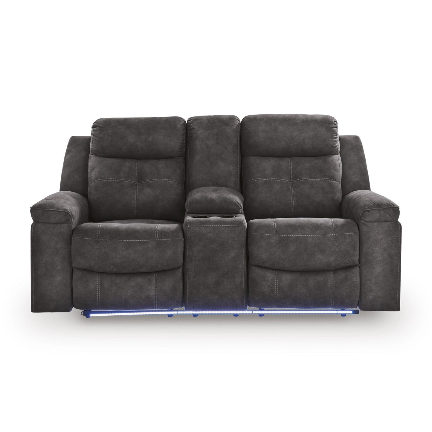 Benchcraft Brysonview 6360594 Double Reclining Loveseat with Console - American Furniture of Slidell