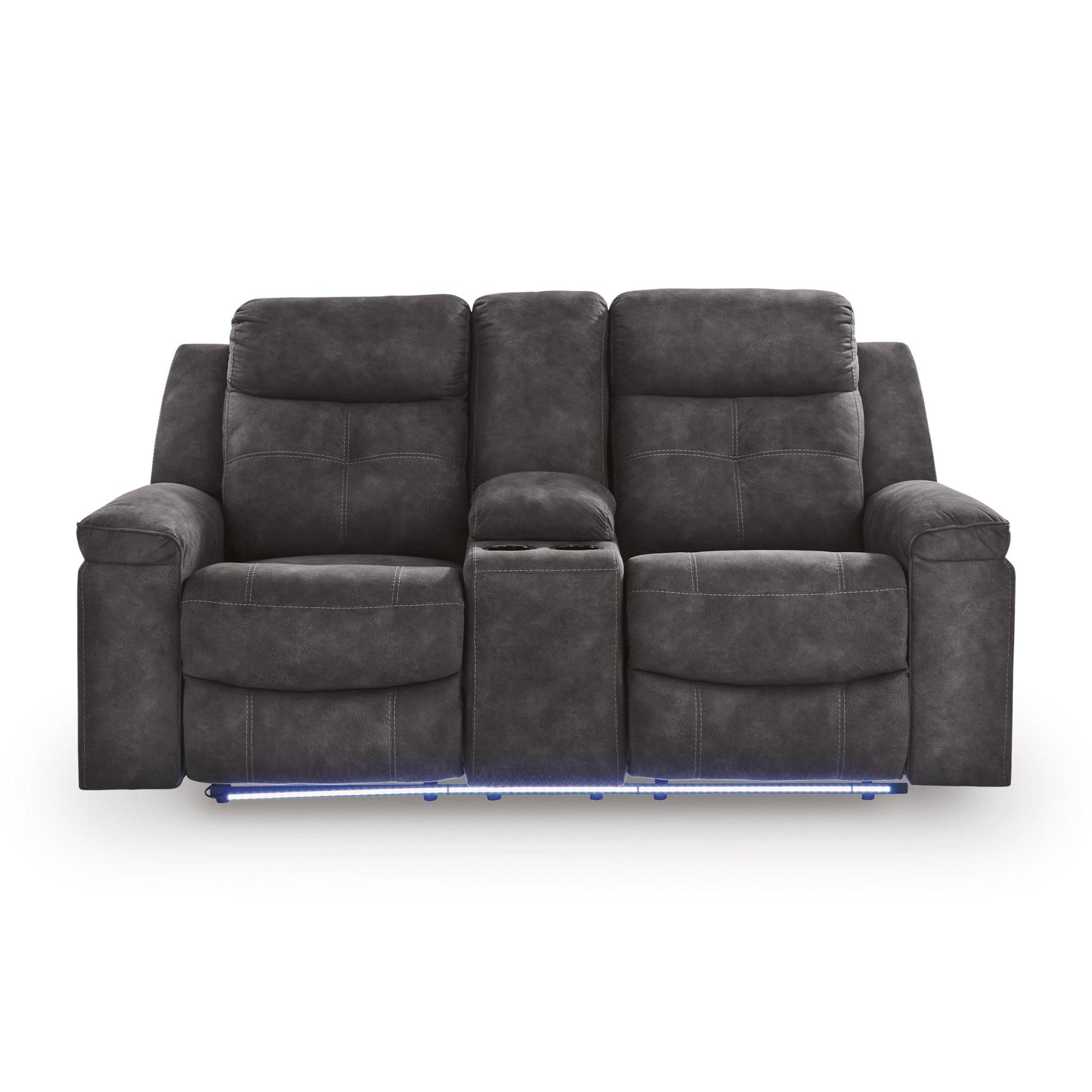 Benchcraft Brysonview 6360594 Double Reclining Loveseat with Console - American Furniture of Slidell