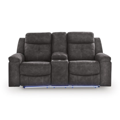 Benchcraft Brysonview 6360594 Double Reclining Loveseat with Console - American Furniture of Slidell