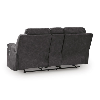 Benchcraft Brysonview 6360594 Double Reclining Loveseat with Console - American Furniture of Slidell