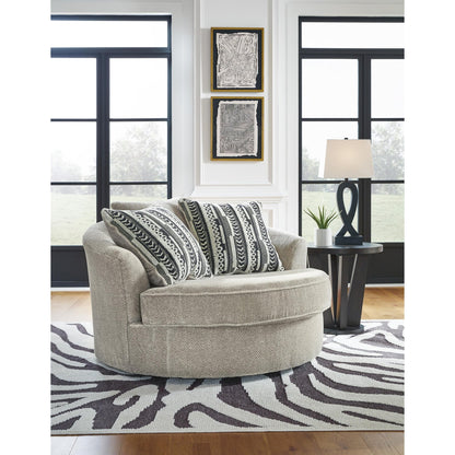 Benchcraft Calnita 2050221 Oversized Swivel Accent Chair - American Furniture of Slidell