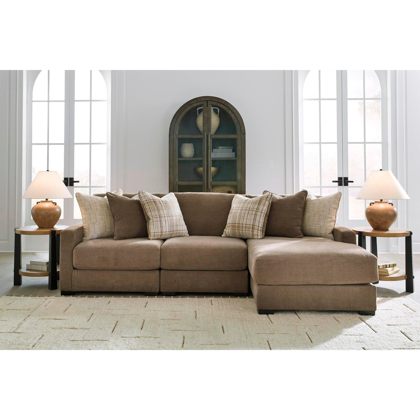 Benchcraft Camellia - Court 3 pc Sectional 6820764/6820746/6820717 - American Furniture of Slidell