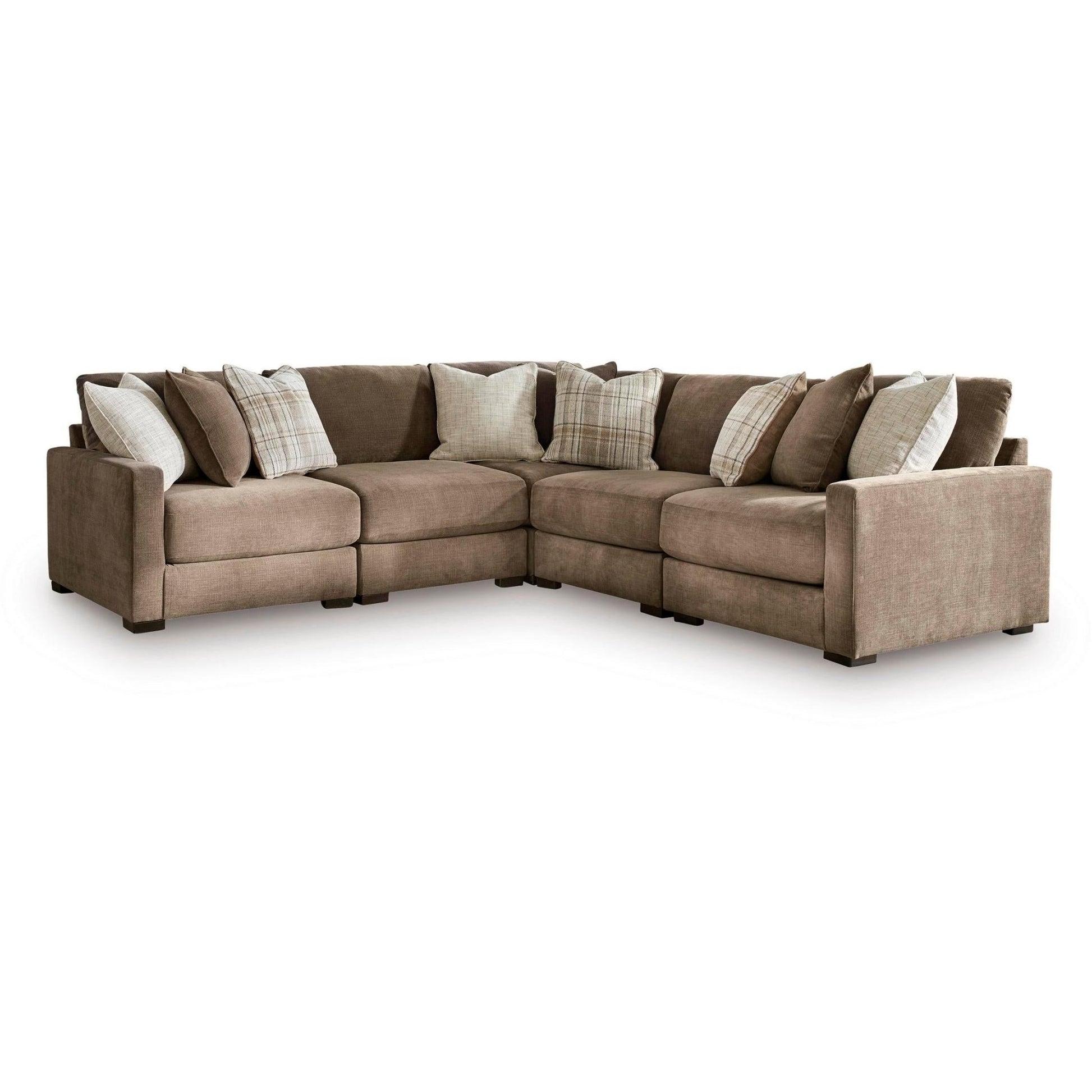 Benchcraft Camellia - Court 5 pc Sectional 6820764/6820746/6820777/6820746/6820765 - American Furniture of Slidell