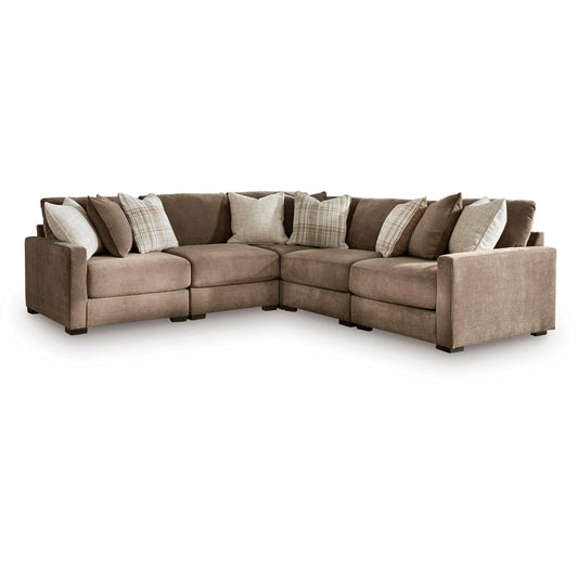 Benchcraft Camellia - Court 5 pc Sectional 6820764/6820746/6820777/6820746/6820765 - American Furniture of Slidell