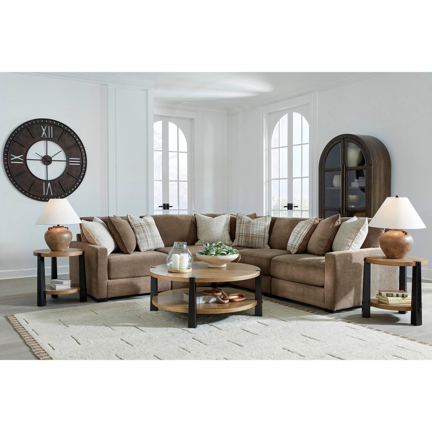Benchcraft Camellia - Court 5 pc Sectional 6820764/6820746/6820777/6820746/6820765 - American Furniture of Slidell
