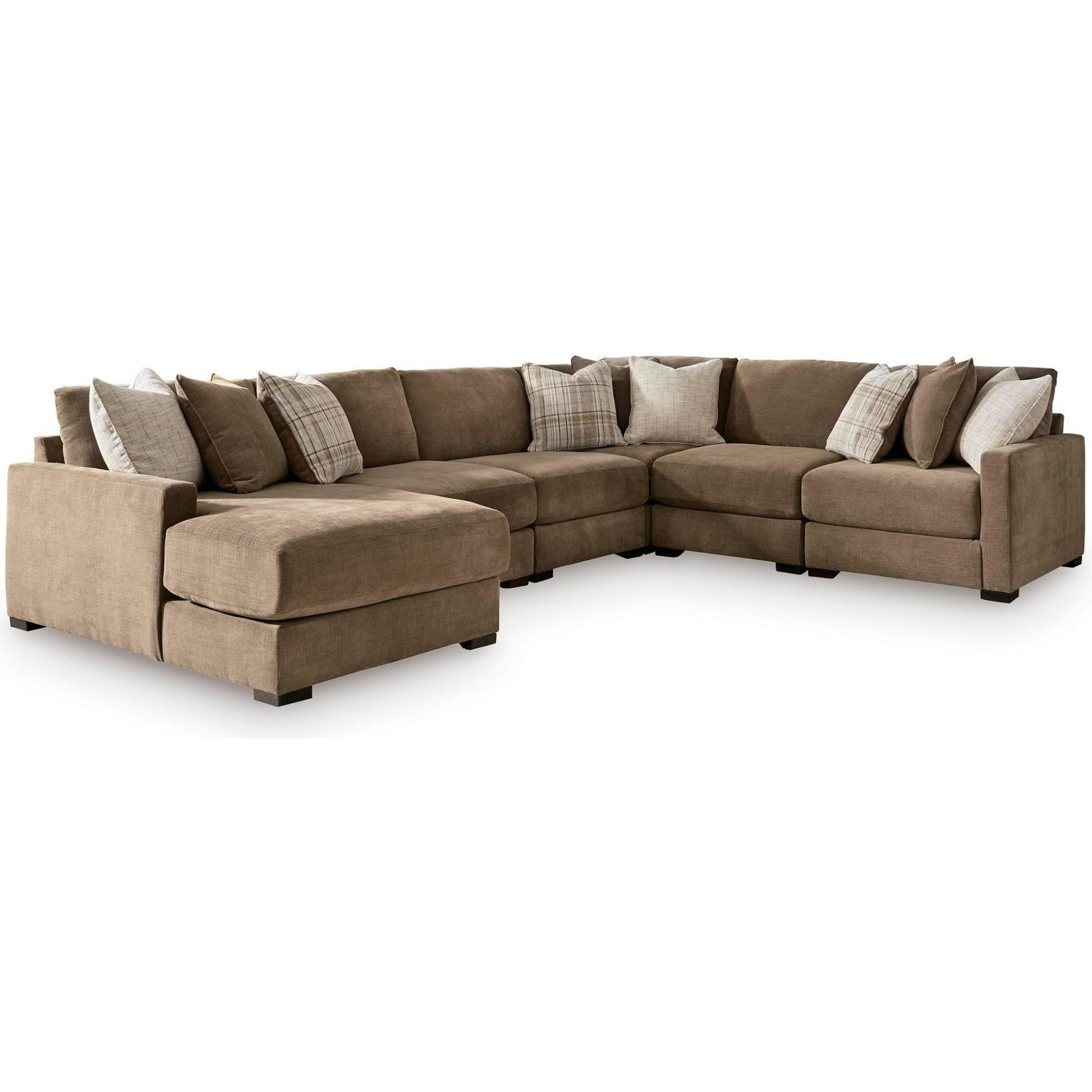 Benchcraft Camellia - Court 6 pc Sectional 6820716/6820746/6820746/6820777/6820746/6820765 - American Furniture of Slidell