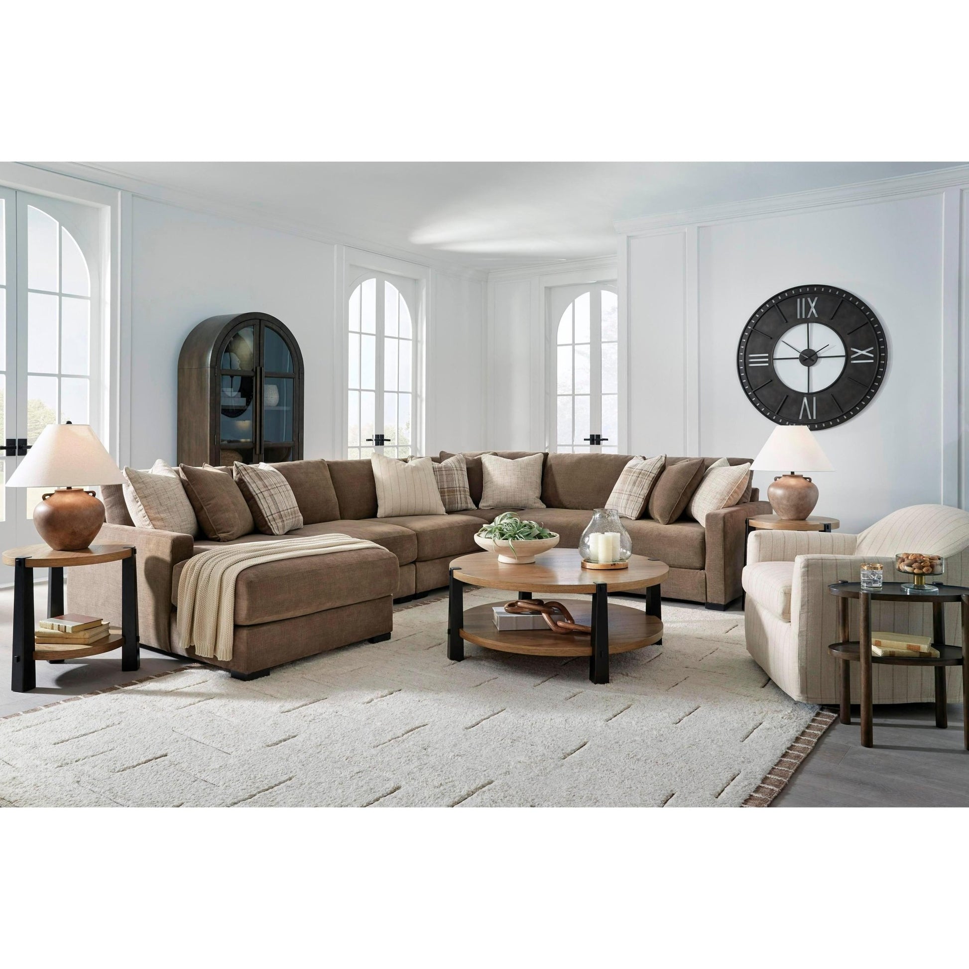 Benchcraft Camellia - Court 6 pc Sectional 6820716/6820746/6820746/6820777/6820746/6820765 - American Furniture of Slidell