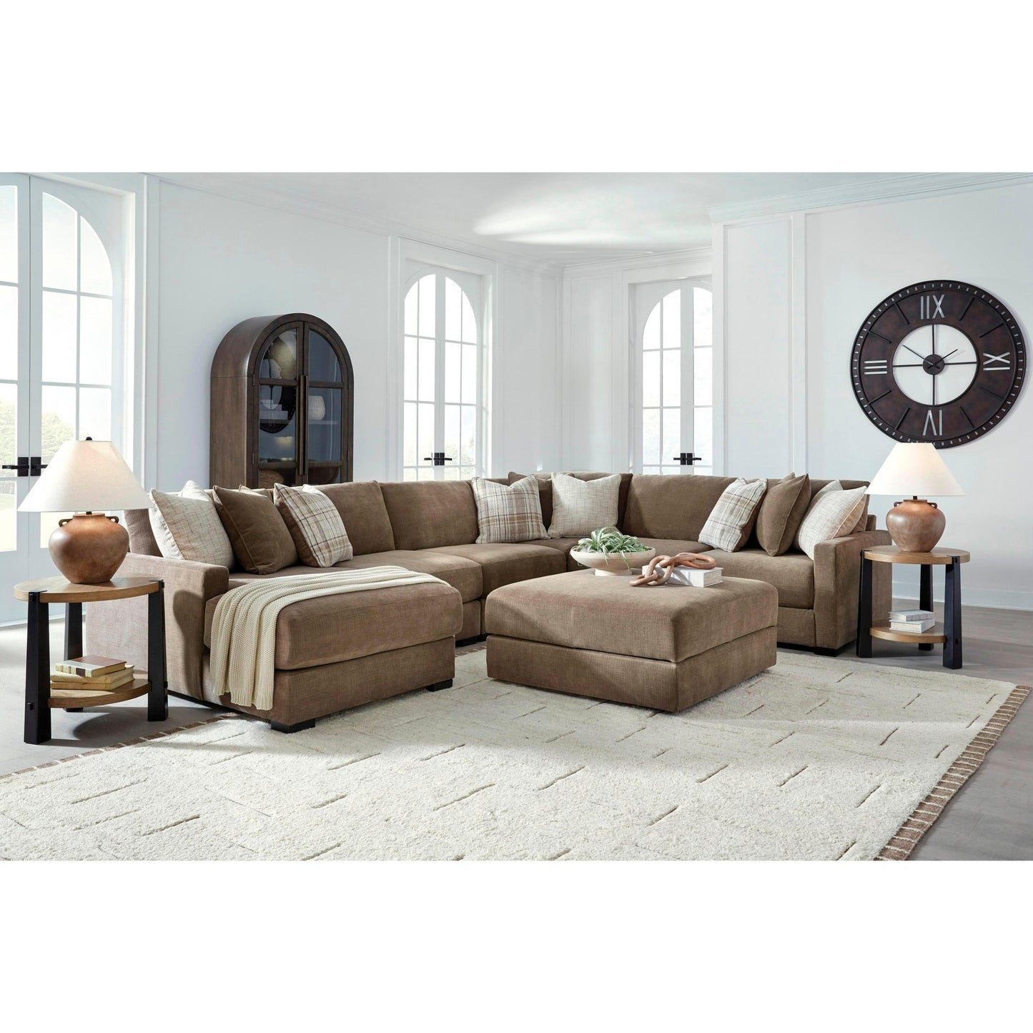 Benchcraft Camellia - Court 6 pc Sectional 6820716/6820746/6820746/6820777/6820746/6820765 - American Furniture of Slidell