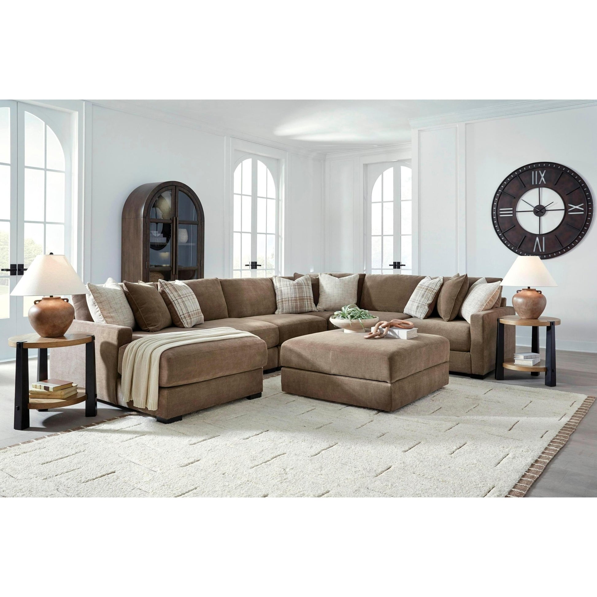 Benchcraft Camellia - Court 6 pc Sectional 6820716/6820746/6820746/6820777/6820746/6820765 - American Furniture of Slidell