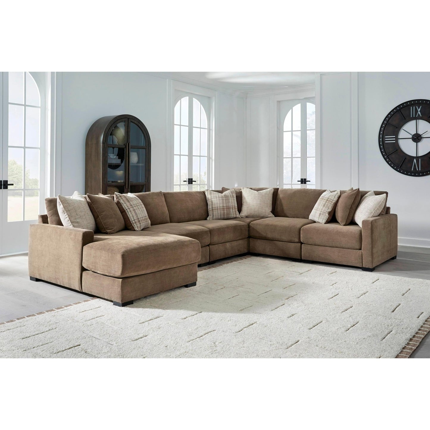 Benchcraft Camellia - Court 6 pc Sectional 6820716/6820746/6820746/6820777/6820746/6820765 - American Furniture of Slidell