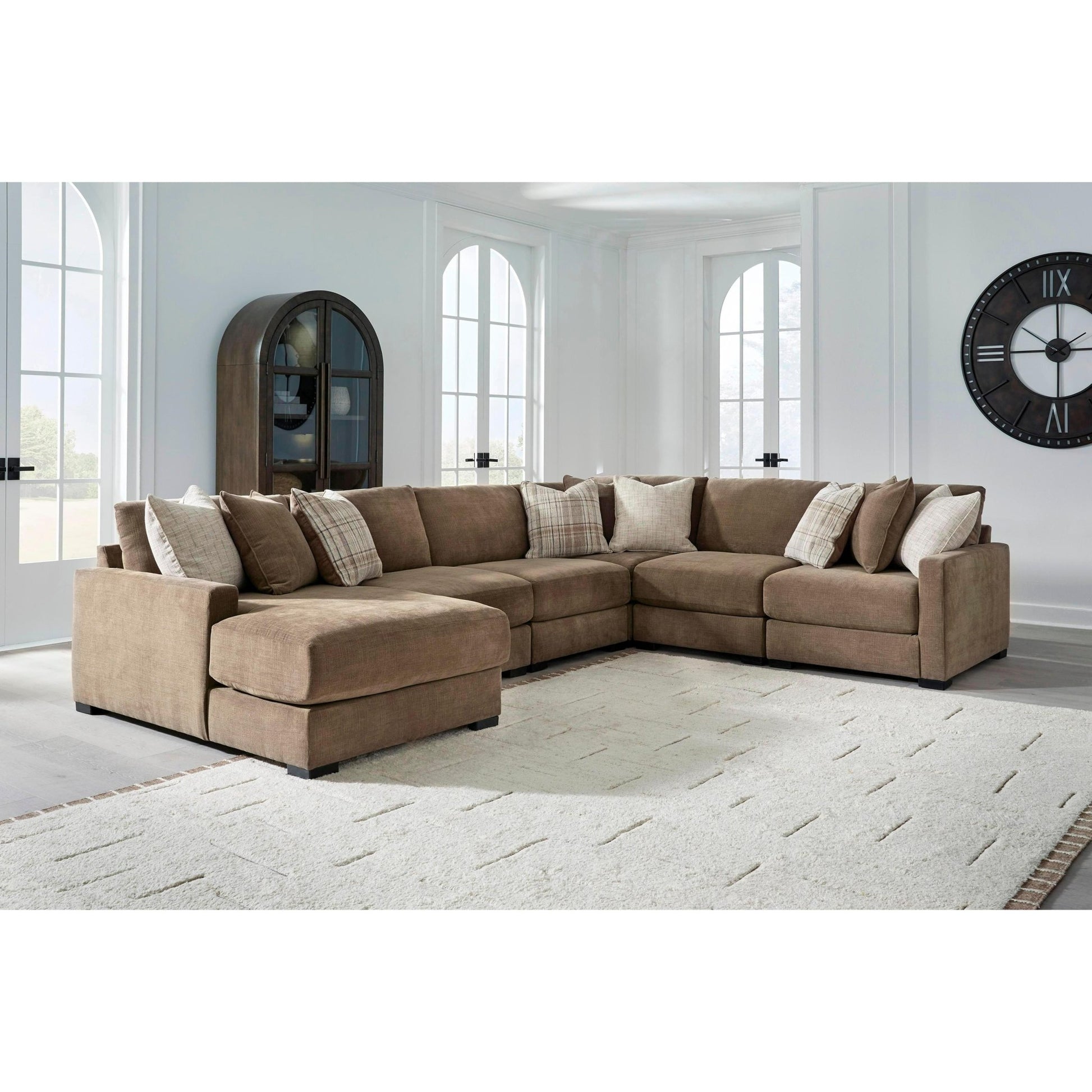 Benchcraft Camellia - Court 6 pc Sectional 6820716/6820746/6820746/6820777/6820746/6820765 - American Furniture of Slidell
