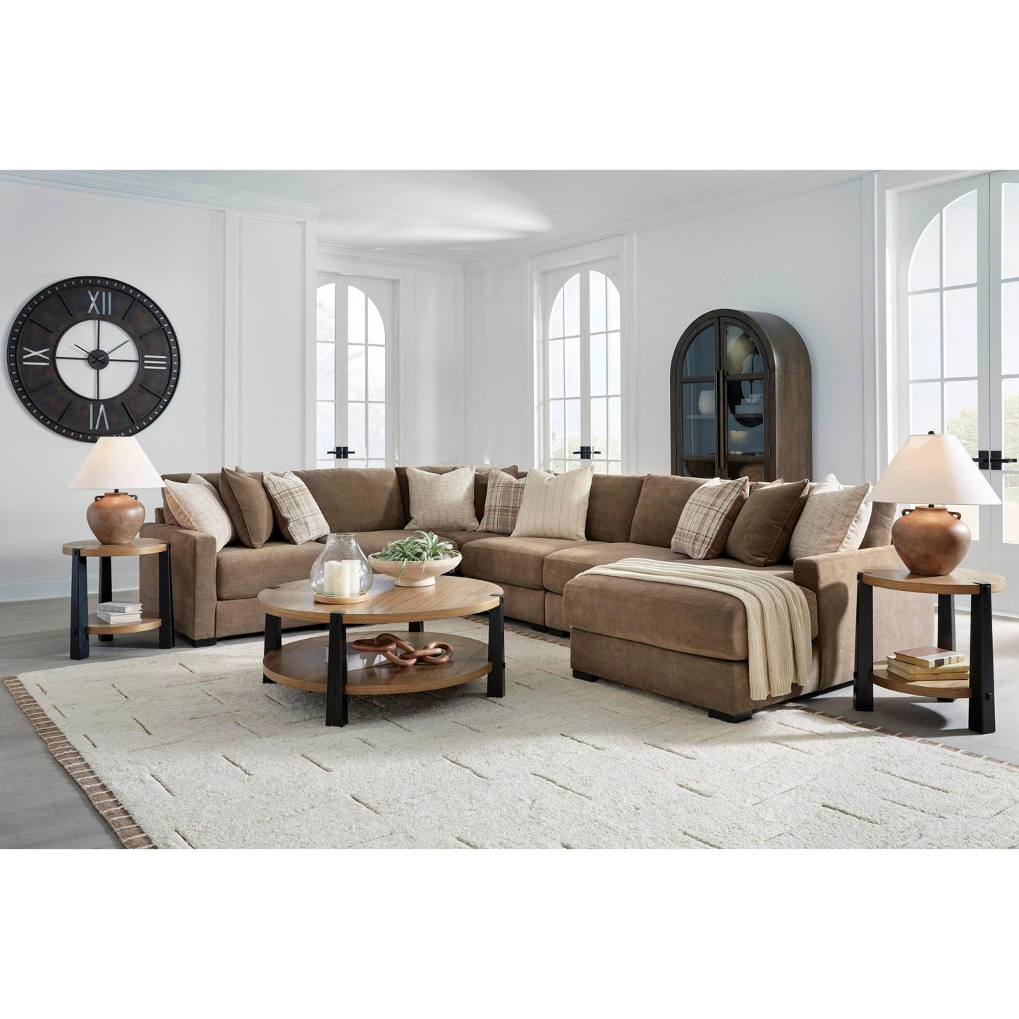 Benchcraft Camellia - Court 6 pc Sectional 6820764/6820746/6820777/6820746/6820746/6820717 - American Furniture of Slidell