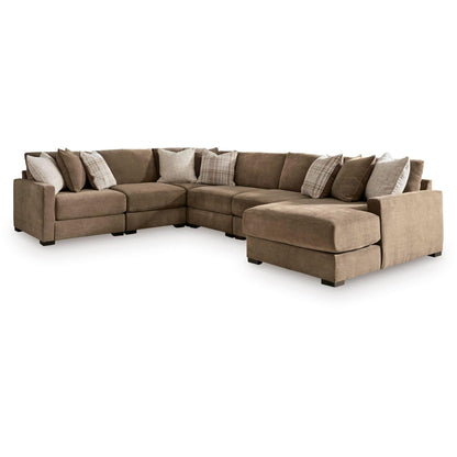 Benchcraft Camellia - Court 6 pc Sectional 6820764/6820746/6820777/6820746/6820746/6820717 - American Furniture of Slidell