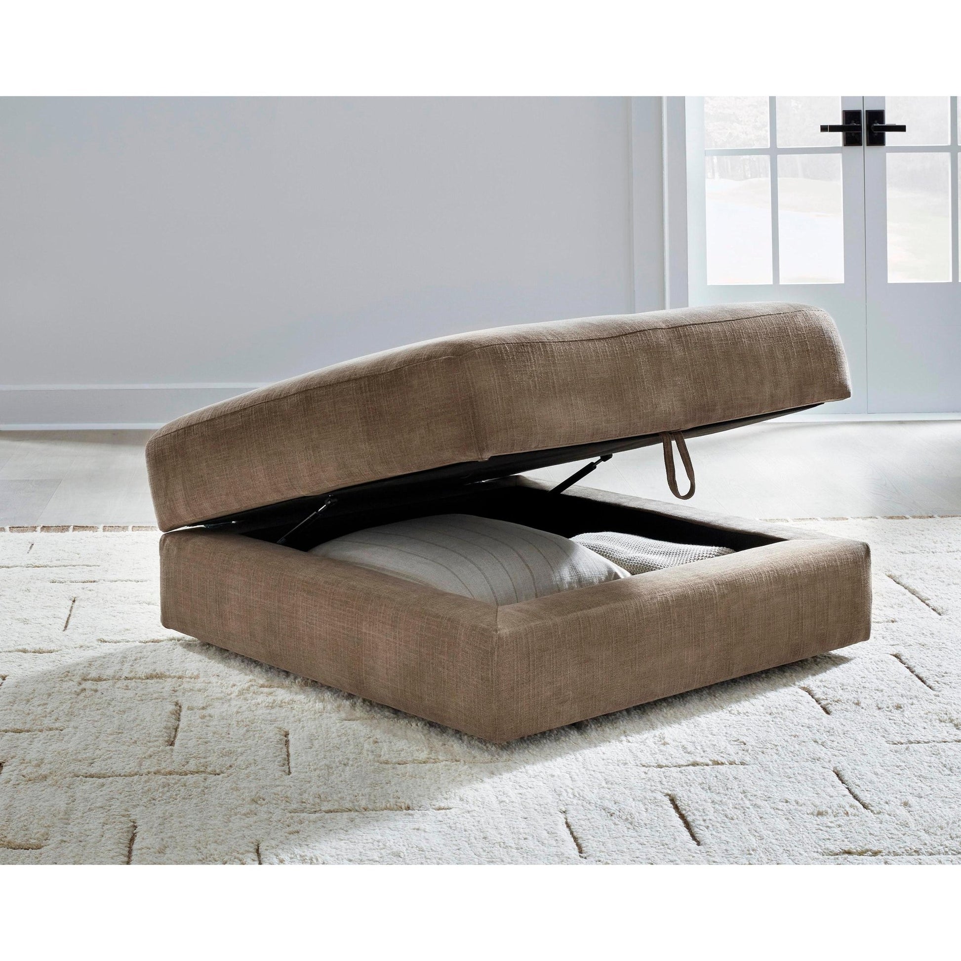 Benchcraft Camellia - Court Fabric Ottoman 6820711 - American Furniture of Slidell