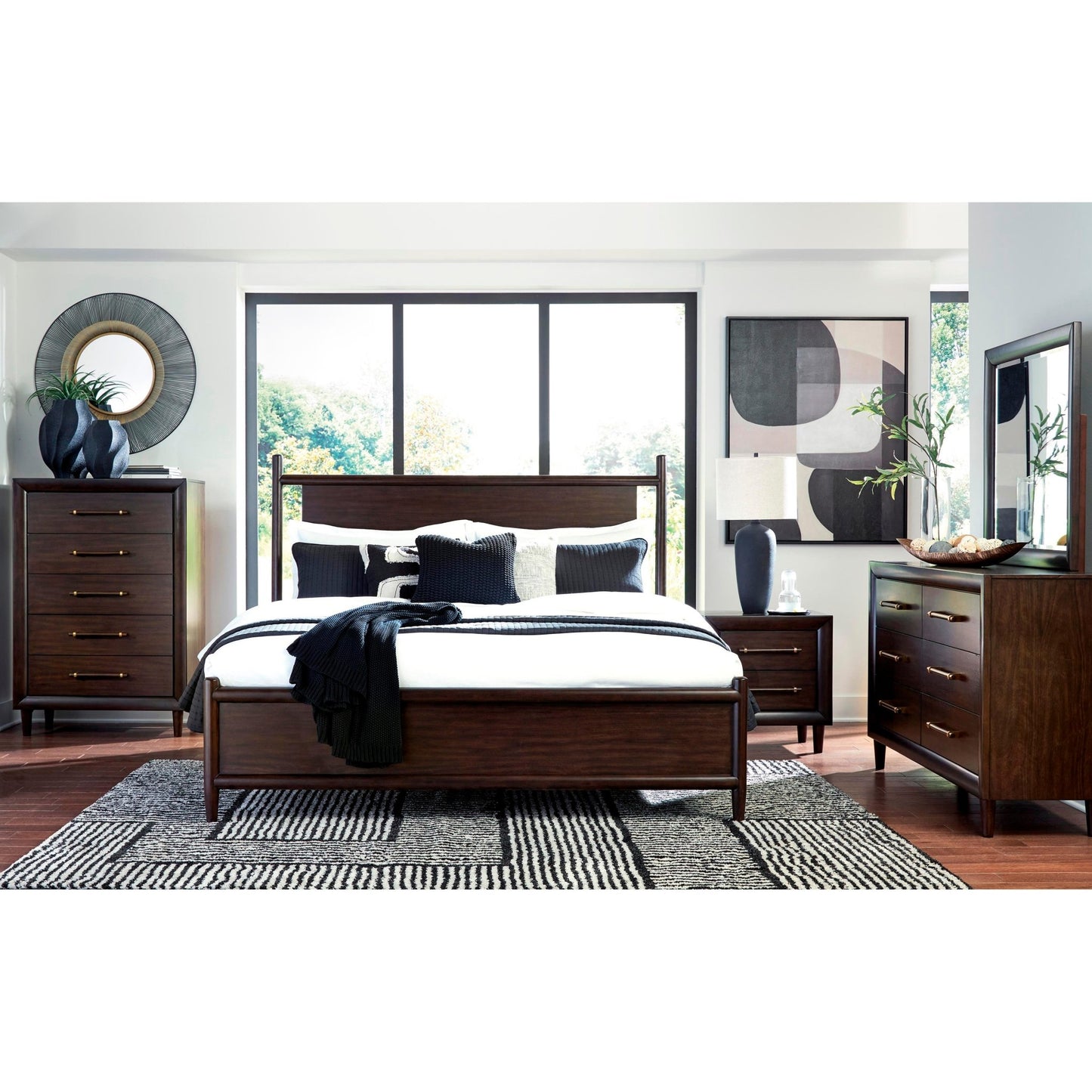 Benchcraft Dantenton 6 - Drawer Dresser with Mirror B611 - 31/B611 - 36 - American Furniture of Slidell