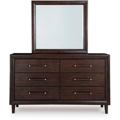 Benchcraft Dantenton 6 - Drawer Dresser with Mirror B611 - 31/B611 - 36 - American Furniture of Slidell