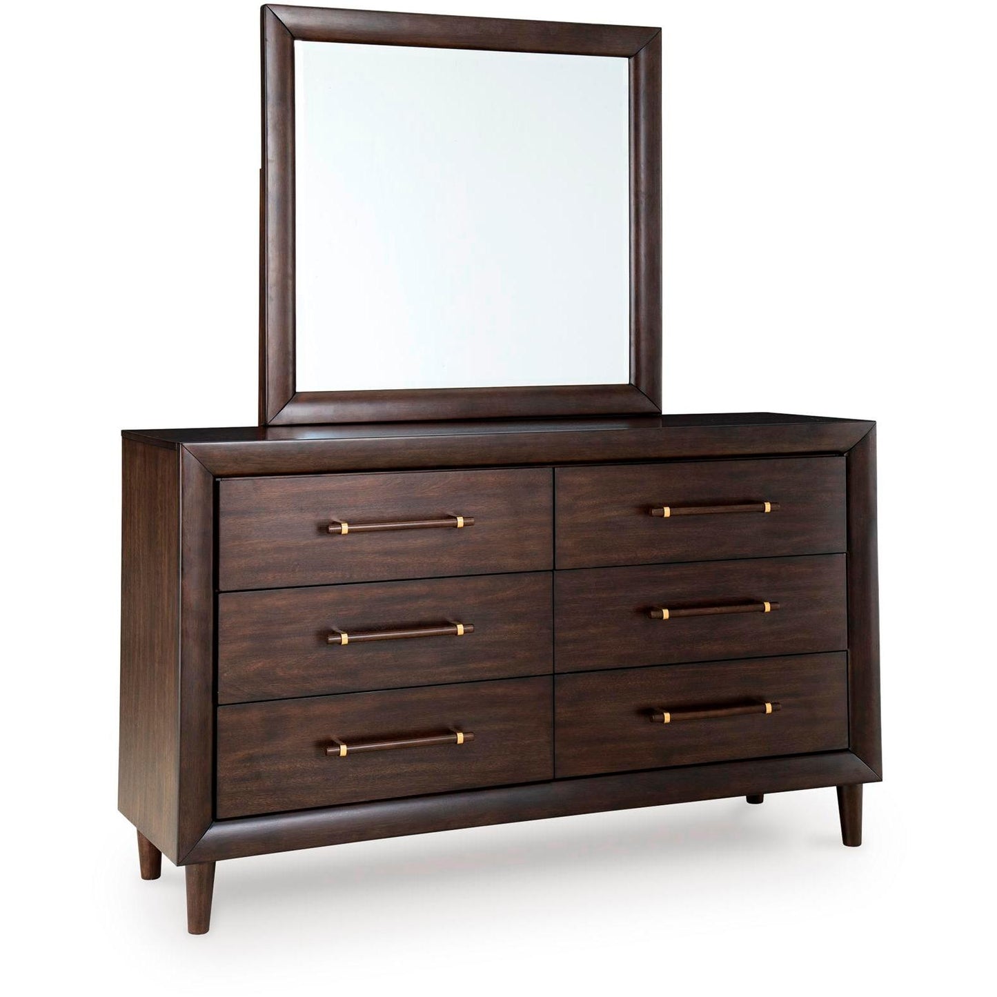 Benchcraft Dantenton 6 - Drawer Dresser with Mirror B611 - 31/B611 - 36 - American Furniture of Slidell