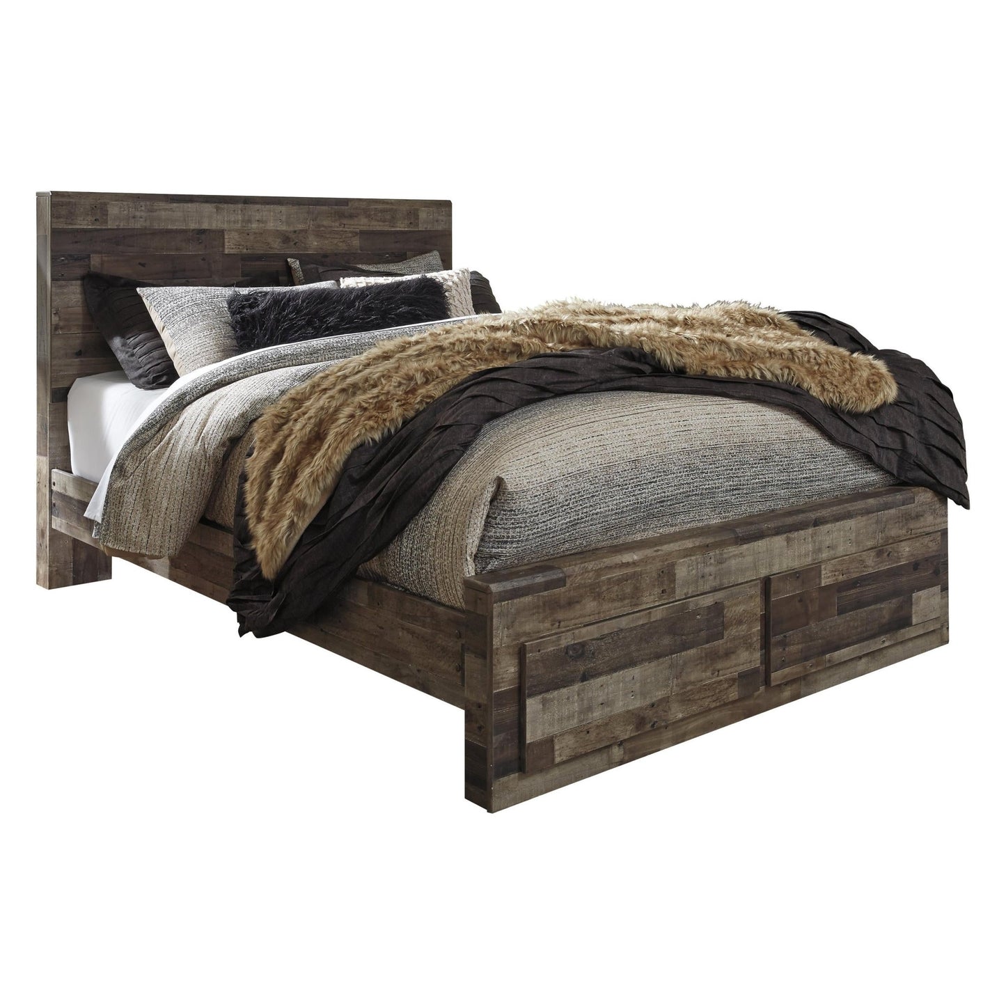 Benchcraft Derekson B200B49 7 pc Queen Panel Bedroom Set - American Furniture of Slidell