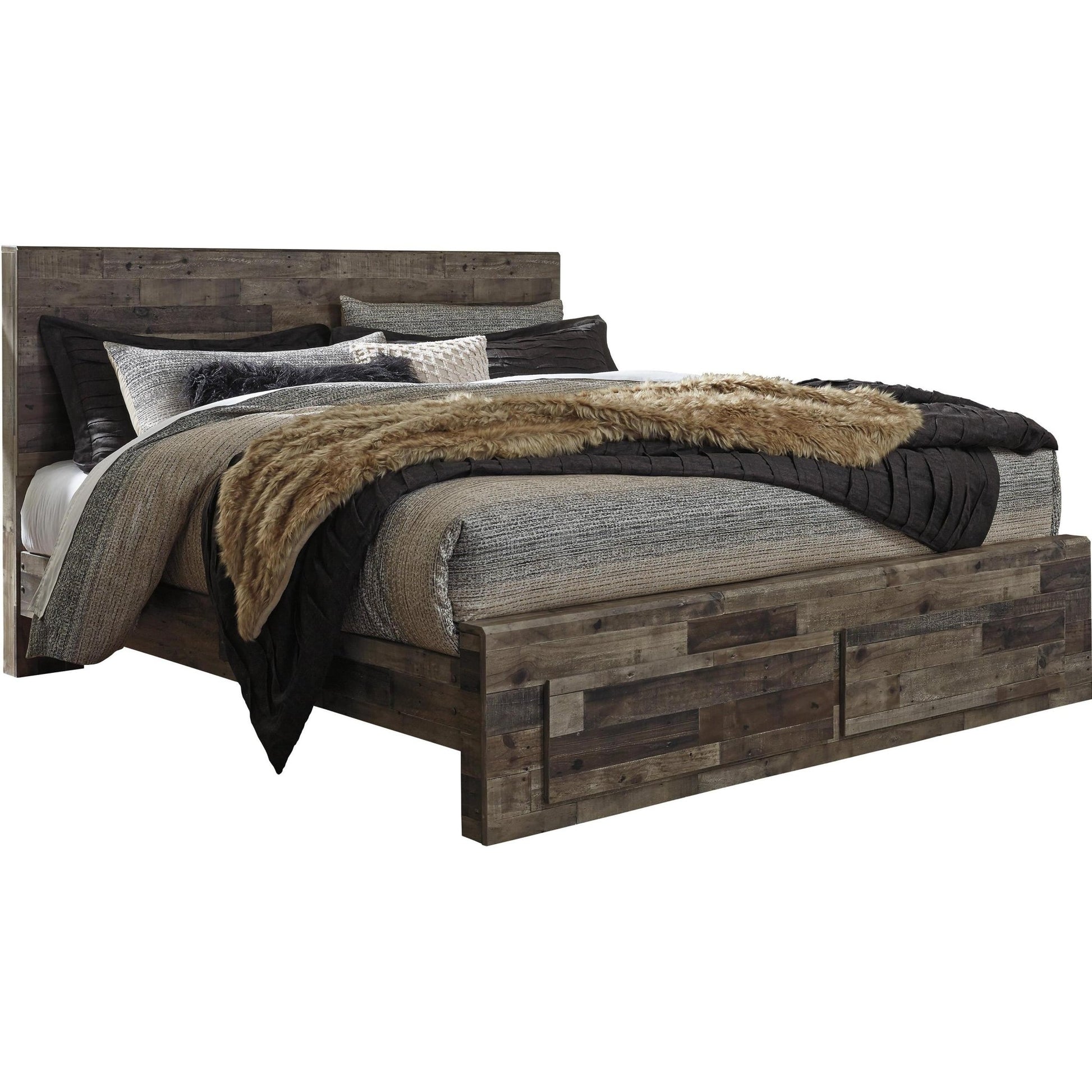 Benchcraft Derekson B200B63 6 pc King Panel Bedroom Set - American Furniture of Slidell