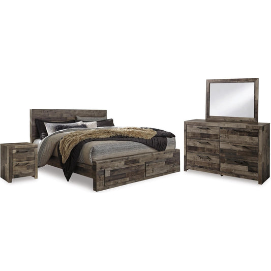 Benchcraft Derekson B200B64 7 pc King Panel Bedroom Set - American Furniture of Slidell