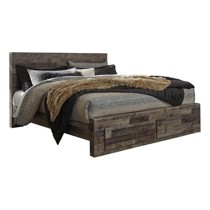 Benchcraft Derekson B200B81 6 pc King Panel Bedroom Set - American Furniture of Slidell