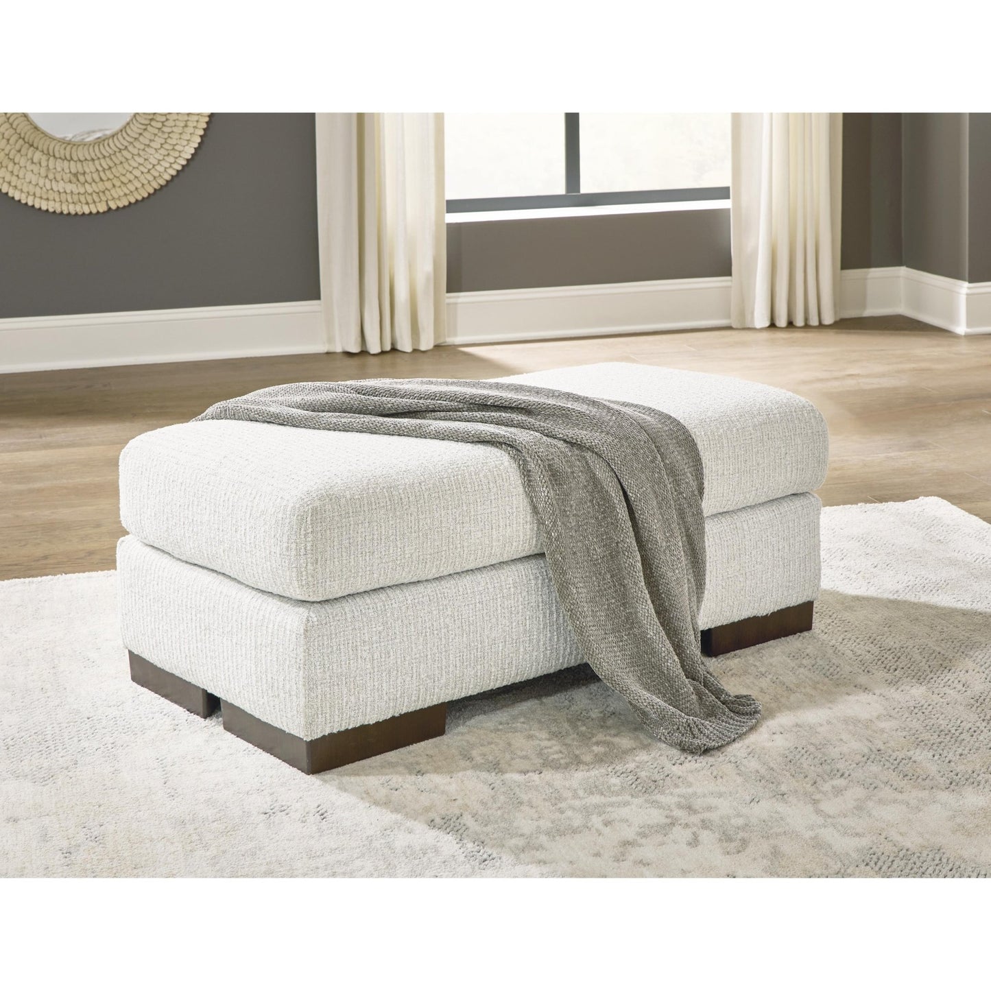 Benchcraft Hartside Fabric Ottoman 8010414 - American Furniture of Slidell