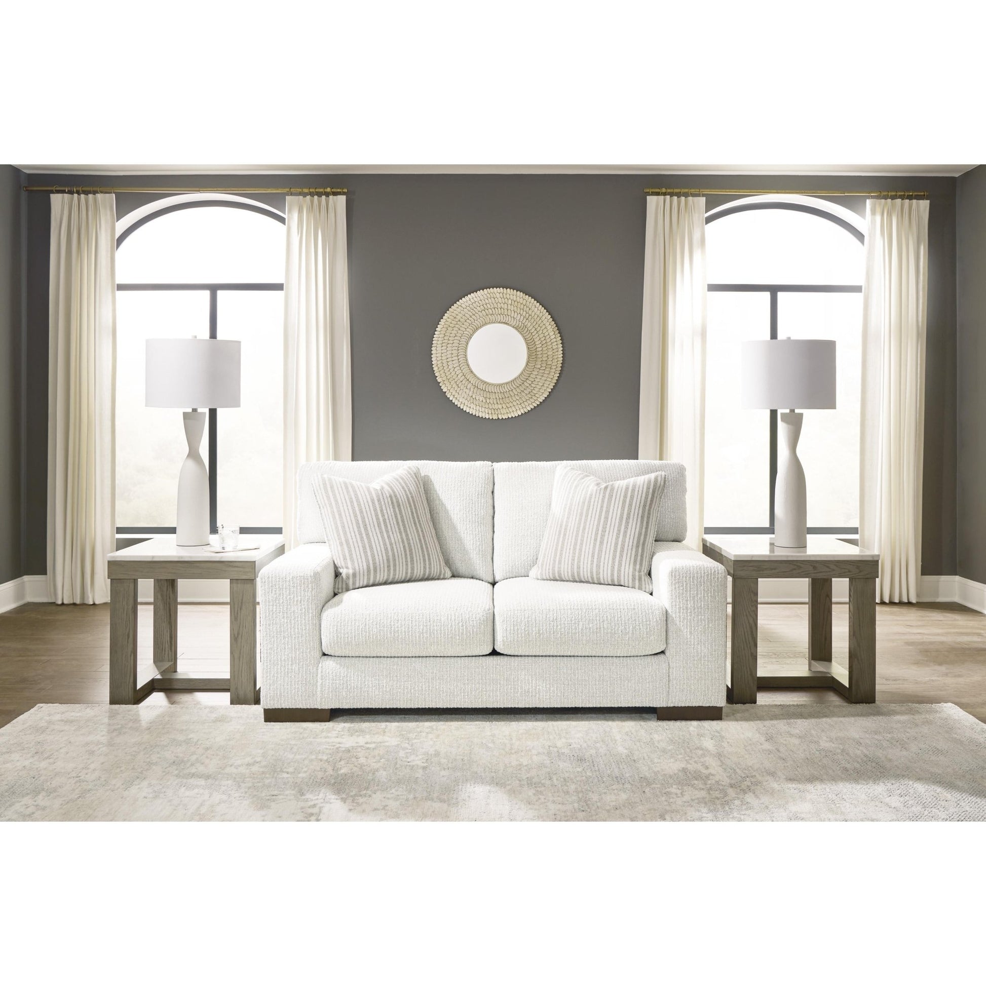 Benchcraft Hartside Stationary Fabric Loveseat 8010435 - American Furniture of Slidell