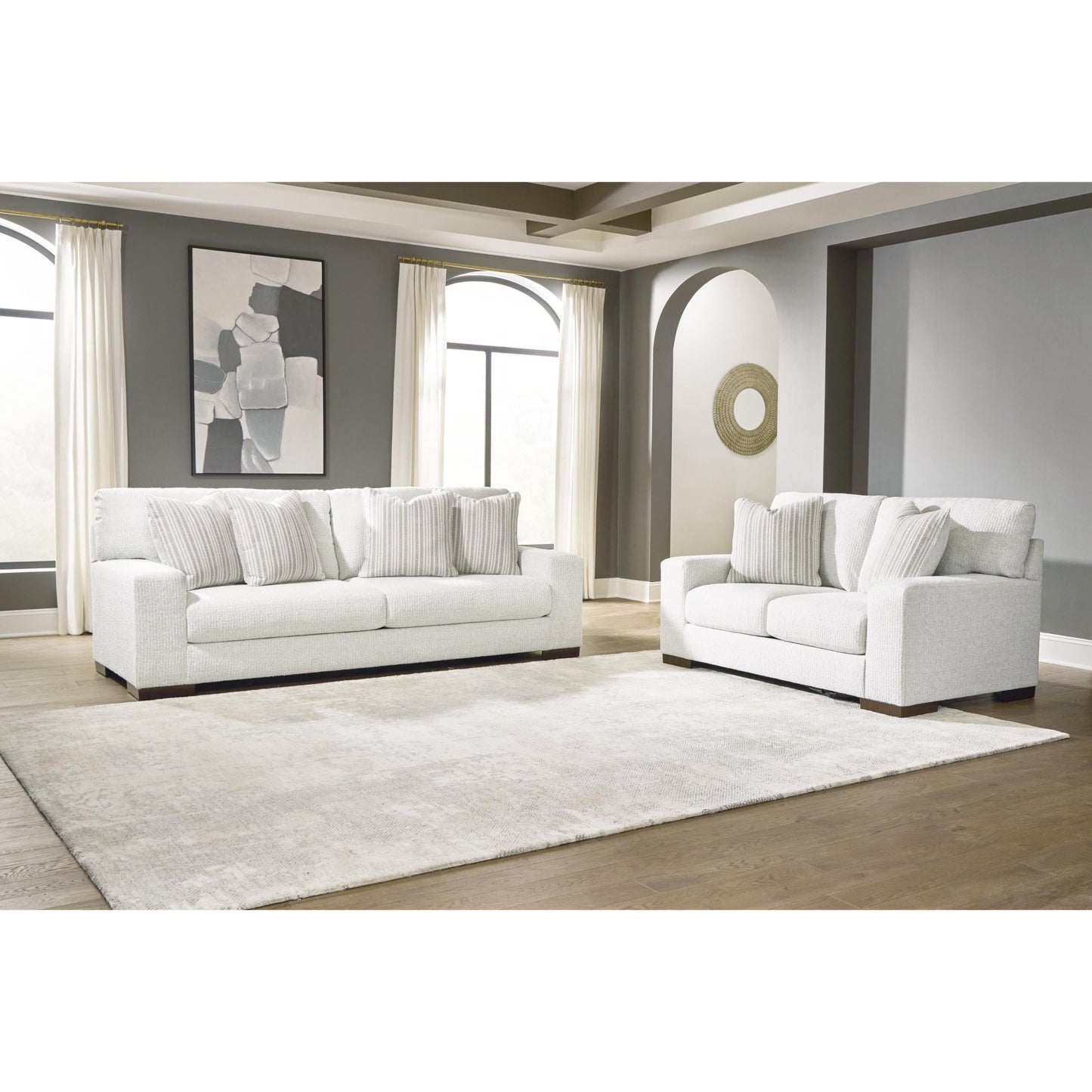 Benchcraft Hartside Stationary Fabric Loveseat 8010435 - American Furniture of Slidell