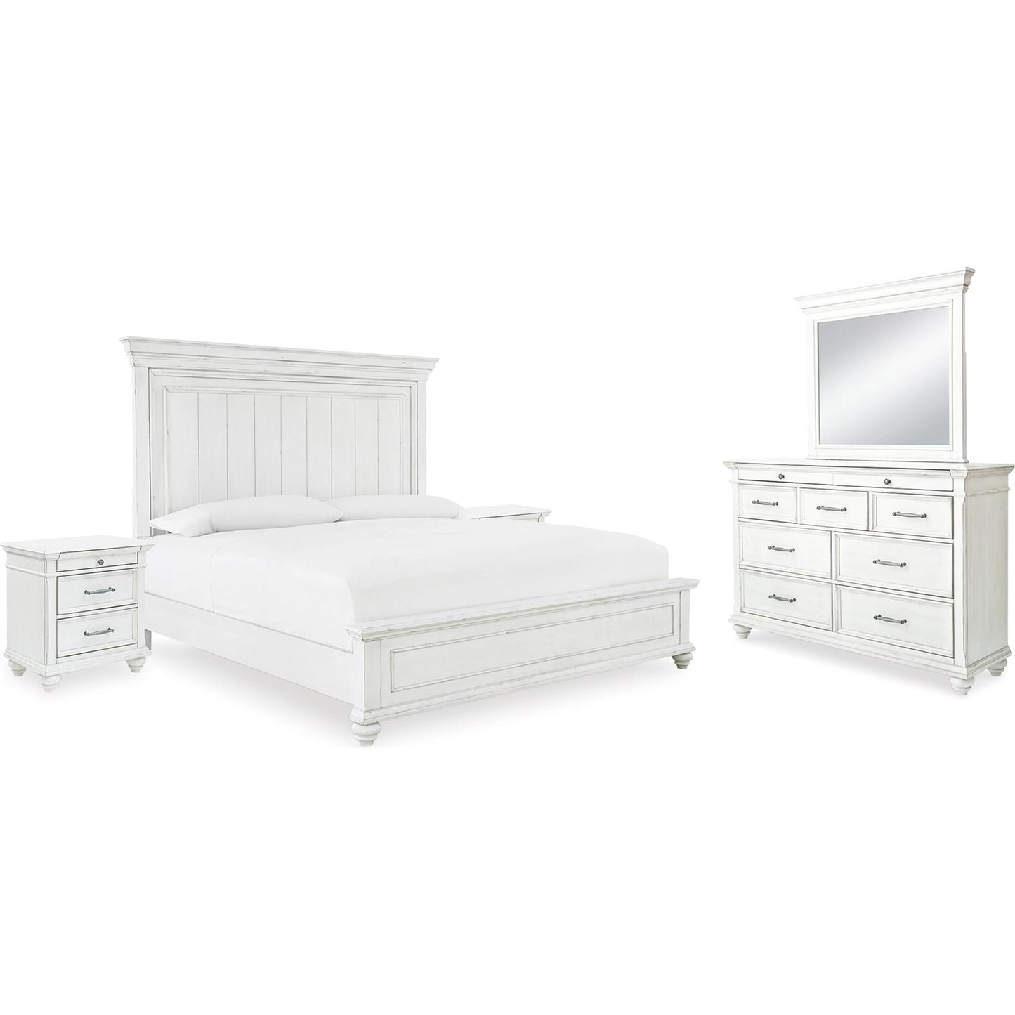 Benchcraft Kanwyn B777B28 7 pc Queen Panel Bedroom Set - American Furniture of Slidell